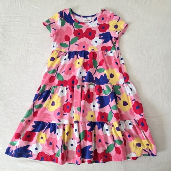 Hanna Andersson Other - Hanna Andersson Colorful Floral Kids Dress 100% Cotton Girls 8 Size 130